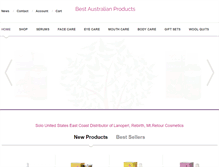 Tablet Screenshot of bestaustralianproducts.com